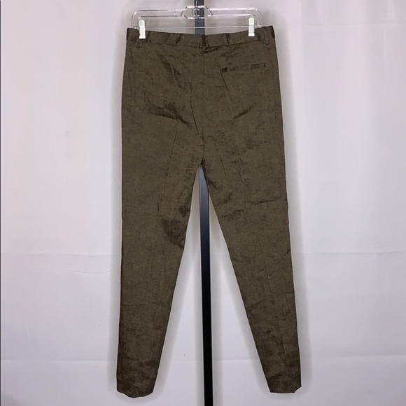 NWT Theory Tailored Trouser textured linen size-8 - Picture 4 of 4
